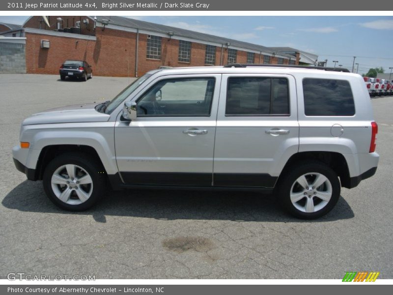 Bright Silver Metallic / Dark Slate Gray 2011 Jeep Patriot Latitude 4x4