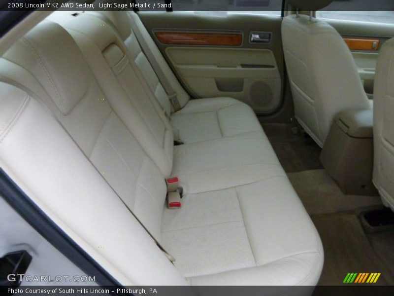 Light Sage Metallic / Sand 2008 Lincoln MKZ AWD Sedan