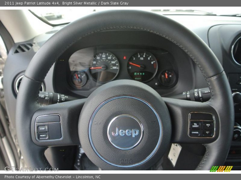 Bright Silver Metallic / Dark Slate Gray 2011 Jeep Patriot Latitude 4x4