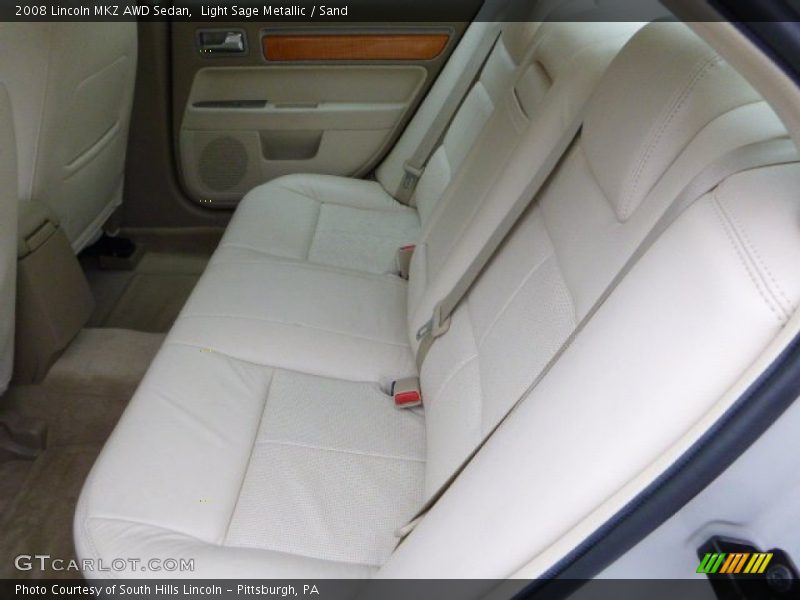 Light Sage Metallic / Sand 2008 Lincoln MKZ AWD Sedan