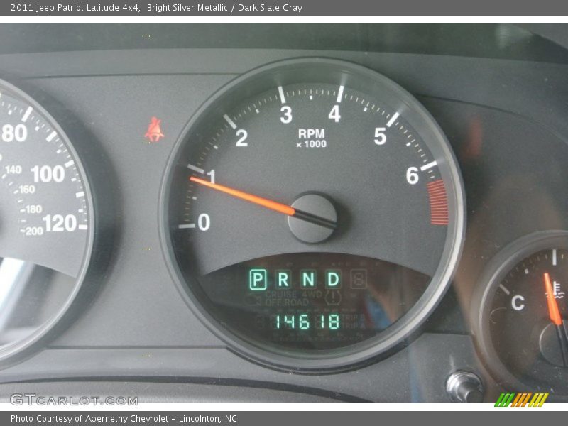 Bright Silver Metallic / Dark Slate Gray 2011 Jeep Patriot Latitude 4x4