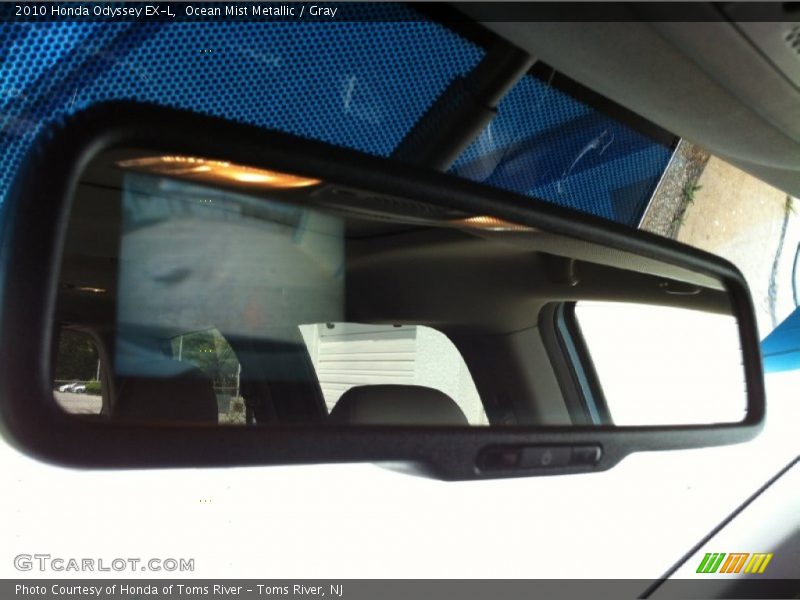 Ocean Mist Metallic / Gray 2010 Honda Odyssey EX-L