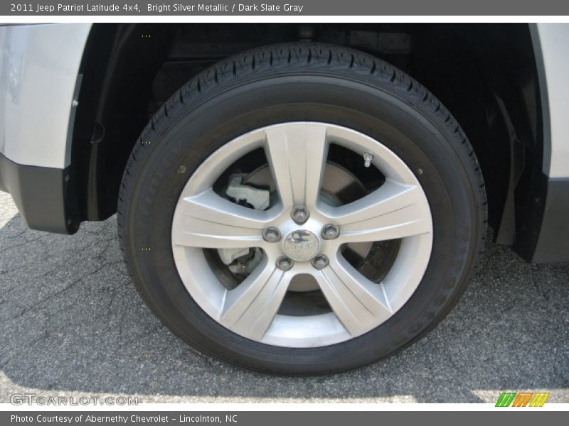 Bright Silver Metallic / Dark Slate Gray 2011 Jeep Patriot Latitude 4x4