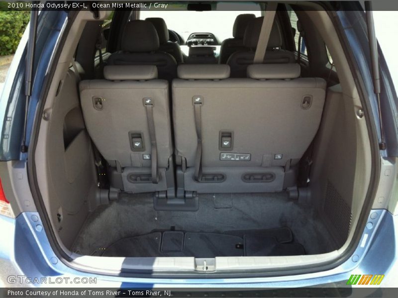 Ocean Mist Metallic / Gray 2010 Honda Odyssey EX-L