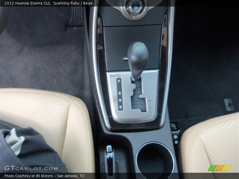 Sparkling Ruby / Beige 2013 Hyundai Elantra GLS