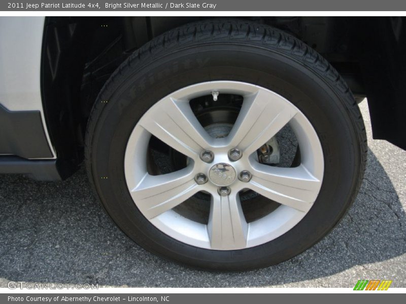 Bright Silver Metallic / Dark Slate Gray 2011 Jeep Patriot Latitude 4x4