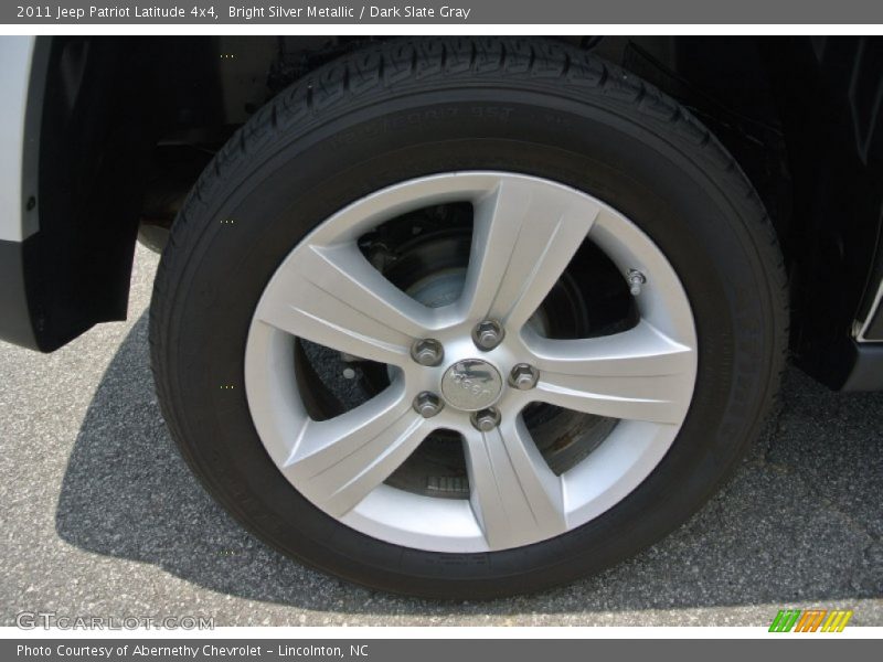 Bright Silver Metallic / Dark Slate Gray 2011 Jeep Patriot Latitude 4x4
