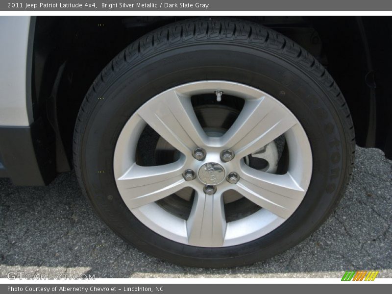 Bright Silver Metallic / Dark Slate Gray 2011 Jeep Patriot Latitude 4x4