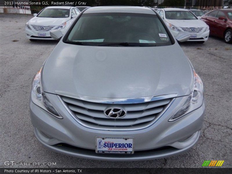 Radiant Silver / Gray 2013 Hyundai Sonata GLS