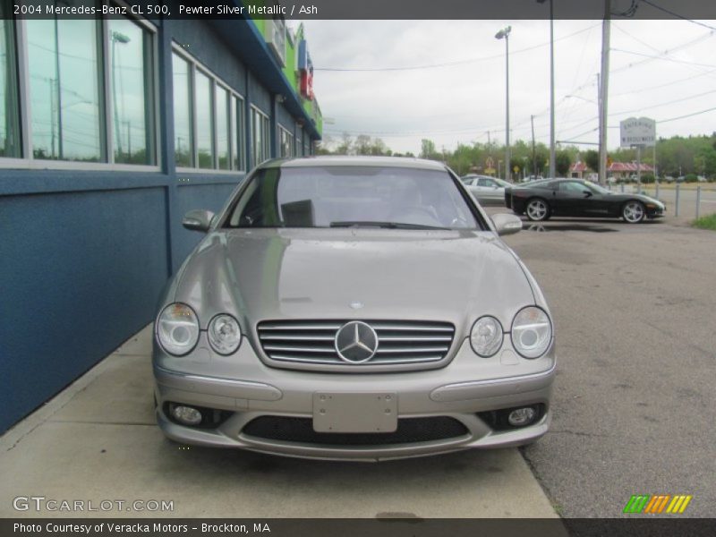 Pewter Silver Metallic / Ash 2004 Mercedes-Benz CL 500