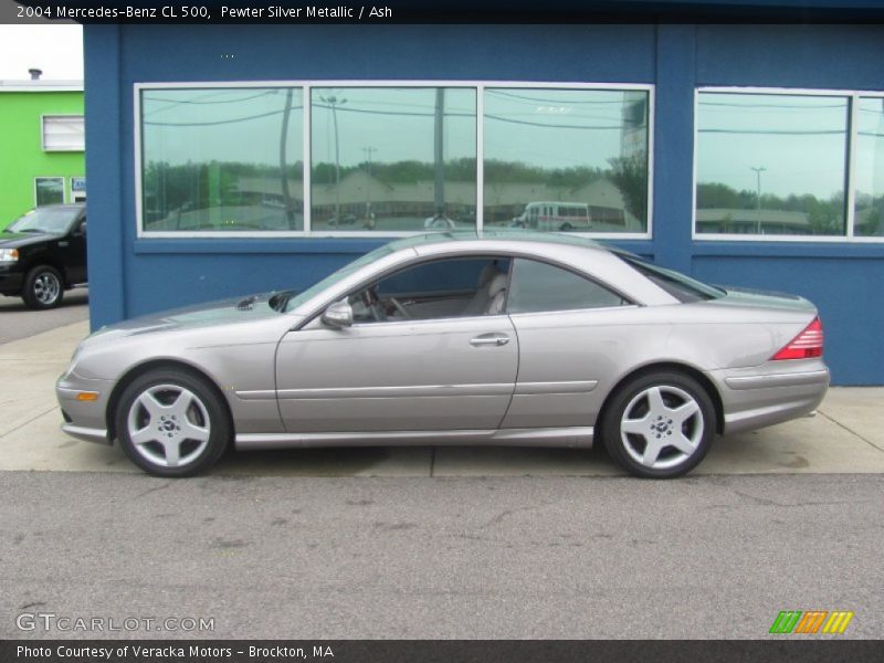 Pewter Silver Metallic / Ash 2004 Mercedes-Benz CL 500