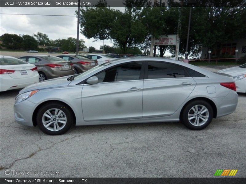 Radiant Silver / Gray 2013 Hyundai Sonata GLS