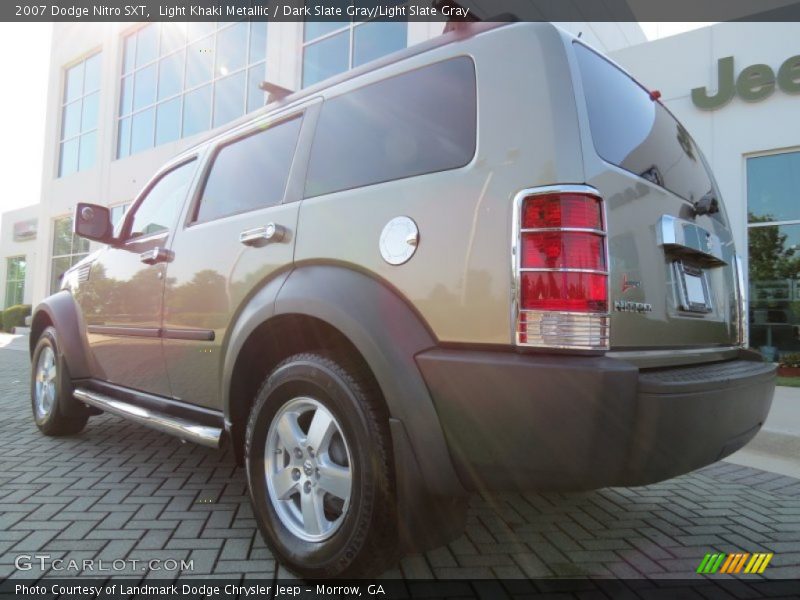 Light Khaki Metallic / Dark Slate Gray/Light Slate Gray 2007 Dodge Nitro SXT