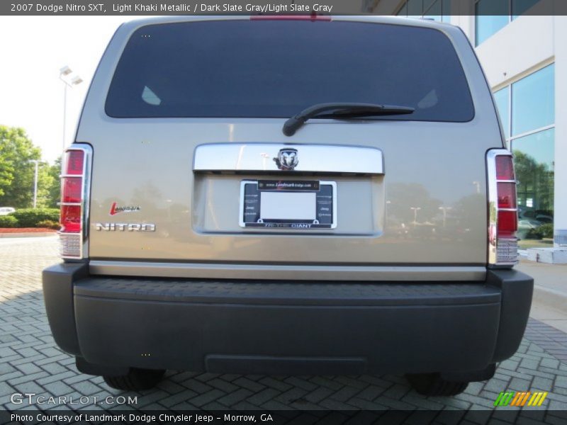 Light Khaki Metallic / Dark Slate Gray/Light Slate Gray 2007 Dodge Nitro SXT