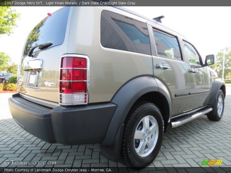 Light Khaki Metallic / Dark Slate Gray/Light Slate Gray 2007 Dodge Nitro SXT