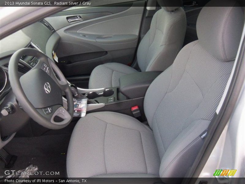 Radiant Silver / Gray 2013 Hyundai Sonata GLS