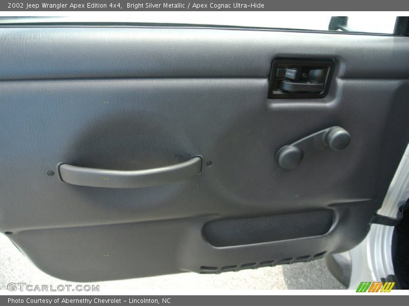Bright Silver Metallic / Apex Cognac Ultra-Hide 2002 Jeep Wrangler Apex Edition 4x4
