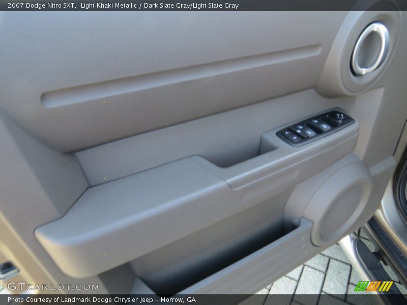 Light Khaki Metallic / Dark Slate Gray/Light Slate Gray 2007 Dodge Nitro SXT