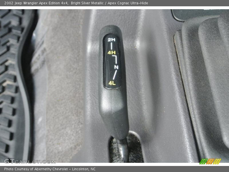 Bright Silver Metallic / Apex Cognac Ultra-Hide 2002 Jeep Wrangler Apex Edition 4x4