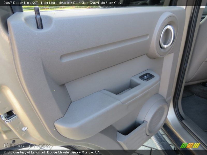 Light Khaki Metallic / Dark Slate Gray/Light Slate Gray 2007 Dodge Nitro SXT