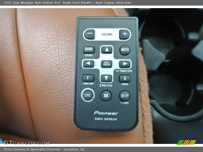 Controls of 2002 Wrangler Apex Edition 4x4