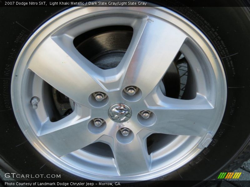 Light Khaki Metallic / Dark Slate Gray/Light Slate Gray 2007 Dodge Nitro SXT
