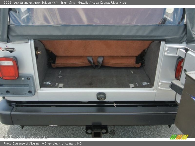 Bright Silver Metallic / Apex Cognac Ultra-Hide 2002 Jeep Wrangler Apex Edition 4x4