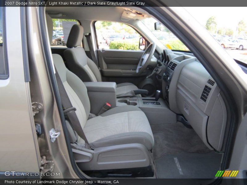 Light Khaki Metallic / Dark Slate Gray/Light Slate Gray 2007 Dodge Nitro SXT