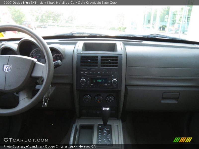 Light Khaki Metallic / Dark Slate Gray/Light Slate Gray 2007 Dodge Nitro SXT