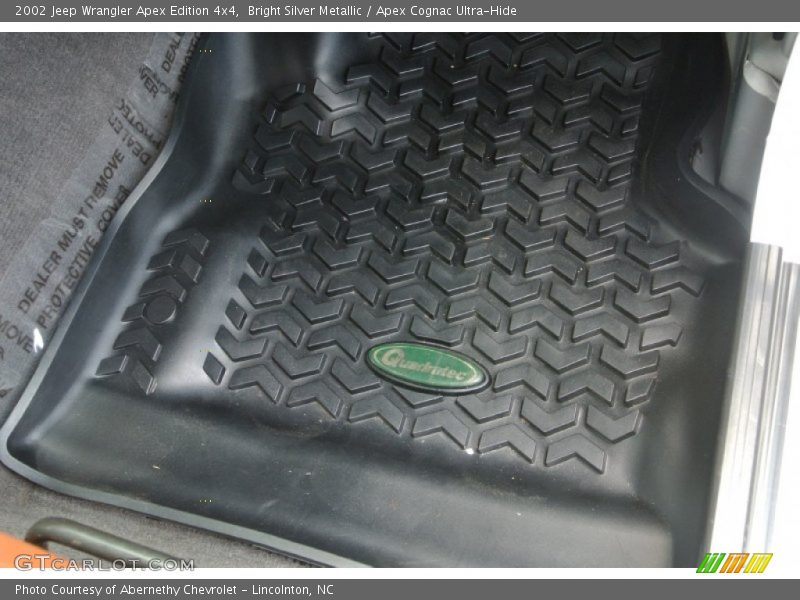 Bright Silver Metallic / Apex Cognac Ultra-Hide 2002 Jeep Wrangler Apex Edition 4x4
