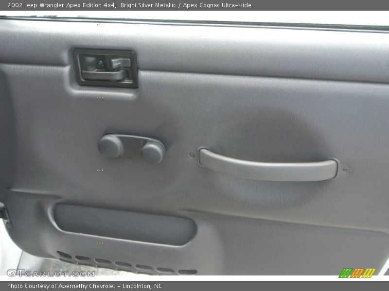 Bright Silver Metallic / Apex Cognac Ultra-Hide 2002 Jeep Wrangler Apex Edition 4x4