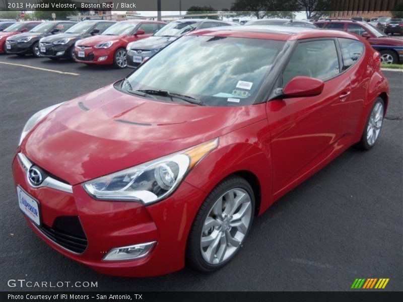 Boston Red / Black 2013 Hyundai Veloster