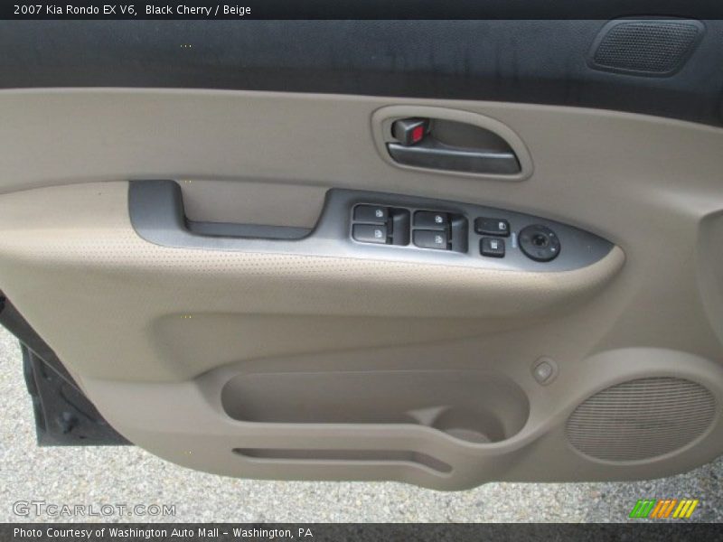 Black Cherry / Beige 2007 Kia Rondo EX V6