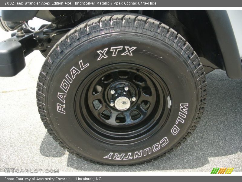 Custom Wheels of 2002 Wrangler Apex Edition 4x4