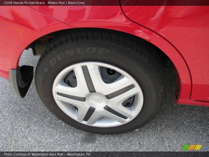 Milano Red / Black/Grey 2008 Honda Fit Hatchback
