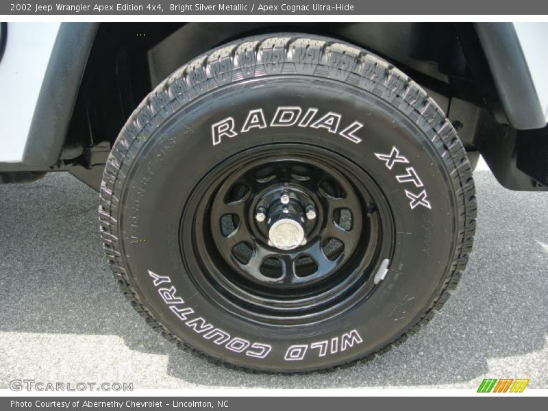 Custom Wheels of 2002 Wrangler Apex Edition 4x4