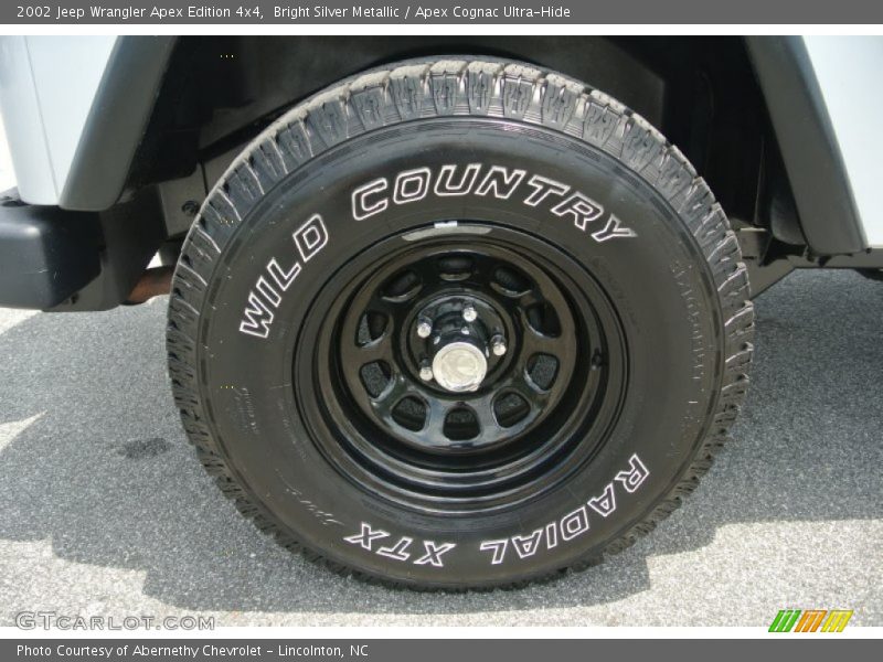 Custom Wheels of 2002 Wrangler Apex Edition 4x4