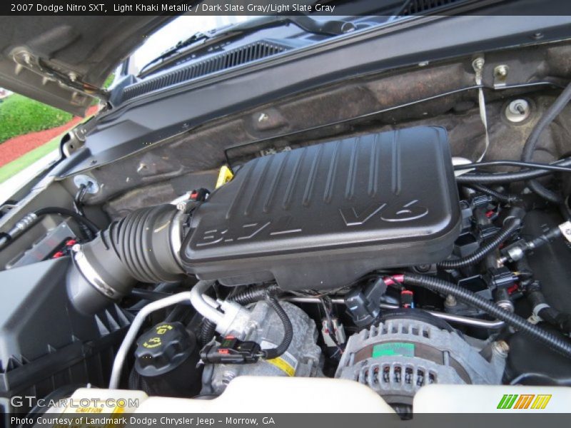 Light Khaki Metallic / Dark Slate Gray/Light Slate Gray 2007 Dodge Nitro SXT