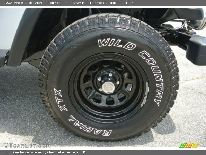 Custom Wheels of 2002 Wrangler Apex Edition 4x4