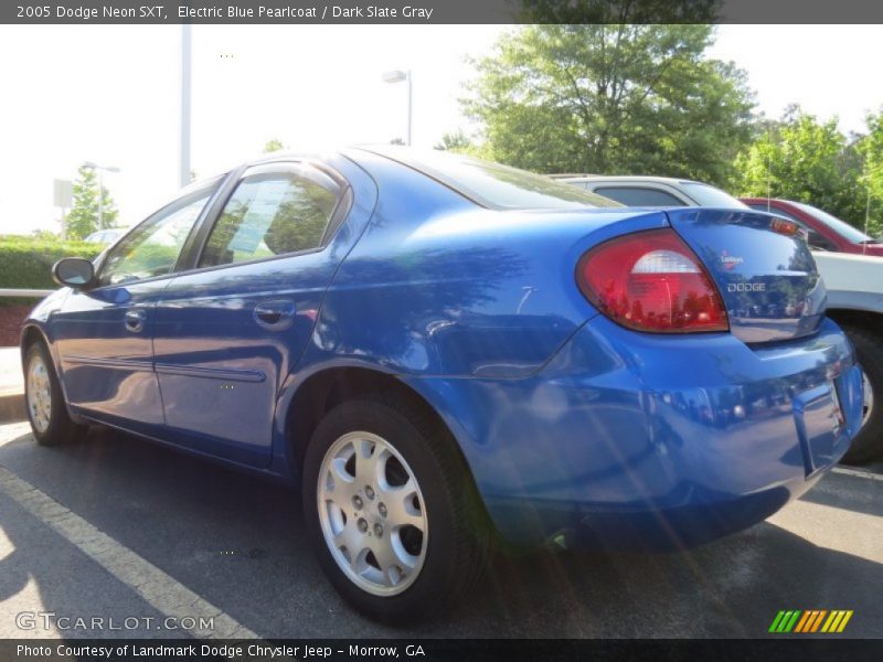 Electric Blue Pearlcoat / Dark Slate Gray 2005 Dodge Neon SXT