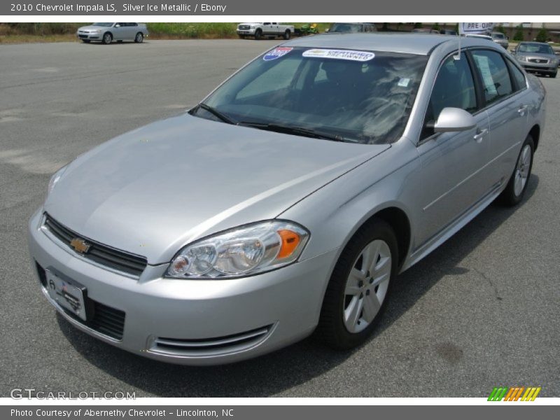 Silver Ice Metallic / Ebony 2010 Chevrolet Impala LS