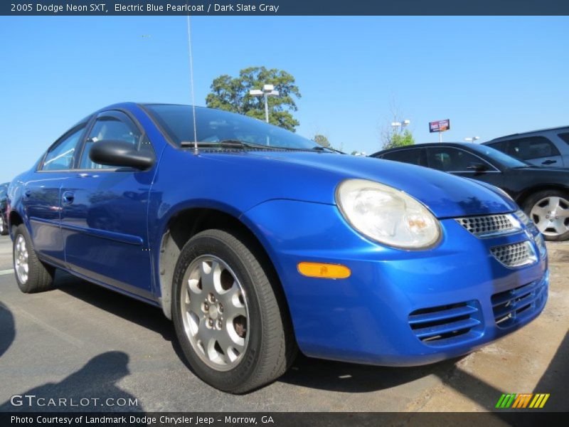 Electric Blue Pearlcoat / Dark Slate Gray 2005 Dodge Neon SXT