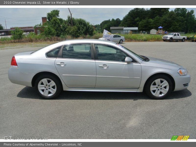 Silver Ice Metallic / Ebony 2010 Chevrolet Impala LS