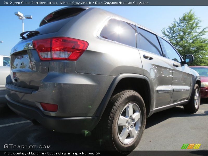 Mineral Gray Metallic / Dark Graystone/Medium Graystone 2012 Jeep Grand Cherokee Laredo