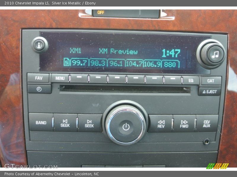 Silver Ice Metallic / Ebony 2010 Chevrolet Impala LS