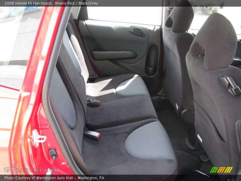Milano Red / Black/Grey 2008 Honda Fit Hatchback