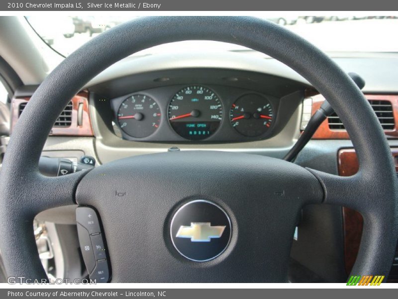 Silver Ice Metallic / Ebony 2010 Chevrolet Impala LS