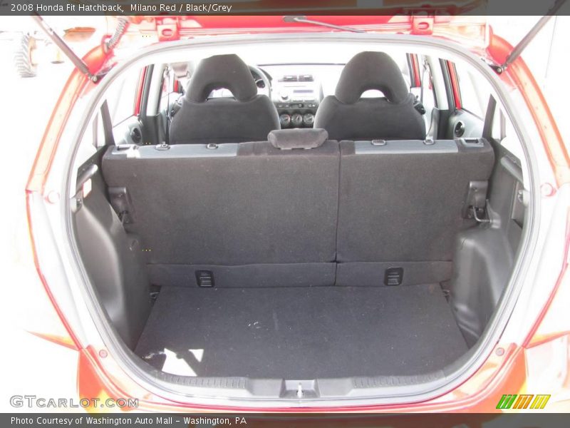 Milano Red / Black/Grey 2008 Honda Fit Hatchback