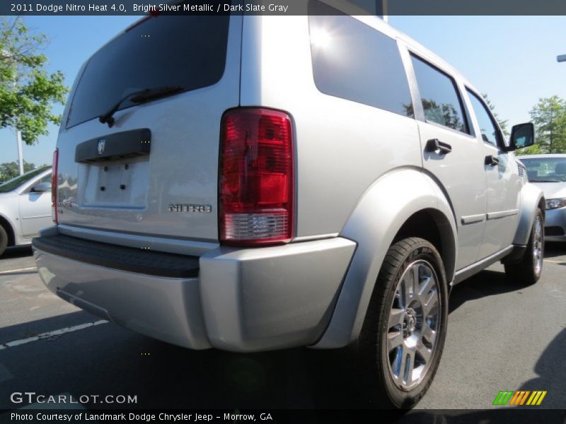 Bright Silver Metallic / Dark Slate Gray 2011 Dodge Nitro Heat 4.0