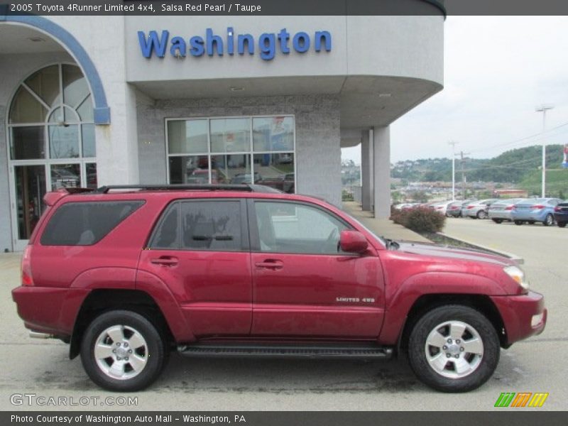 Salsa Red Pearl / Taupe 2005 Toyota 4Runner Limited 4x4